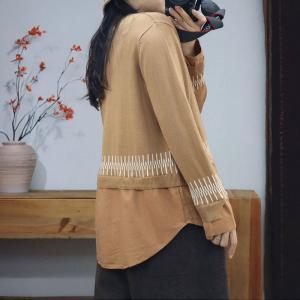 Designer Layered Oversized Knitted Sweater Shirt