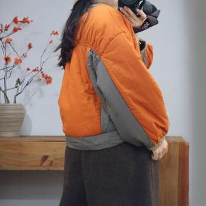 Pop Colors Cotton Designer Puffer Sweatshirt