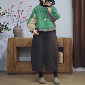 Pop Colors Cotton Designer Puffer Sweatshirt