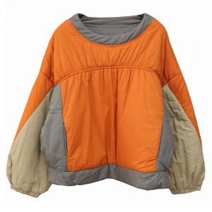 Pop Colors Cotton Designer Puffer Sweatshirt