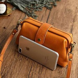 Calf Leather Handmade Crossbody Bag