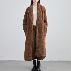 Winter Plus Size Wide Lapel Fluffy Teddy Coat