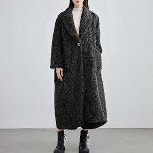 Winter Plus Size Wide Lapel Fluffy Teddy Coat