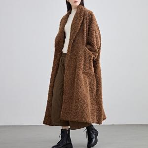 Winter Plus Size Wide Lapel Fluffy Teddy Coat