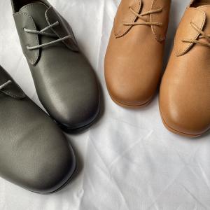 Vintage Preppy Style Tied Leather Footwear