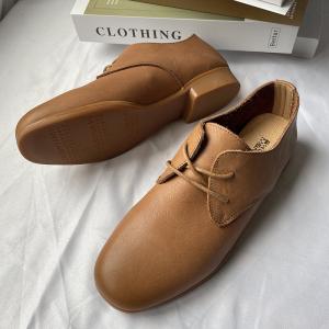 Vintage Preppy Style Tied Leather Footwear