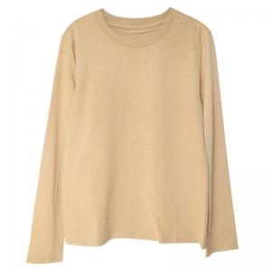 Girl Character Embroidered Long Sleeves Tee