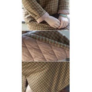 Ethnic Style Mandarin Collar Flax Plaid Dress
