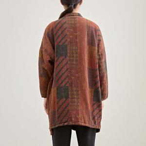 Frog Buttons Designer Linen Patterned Tunic