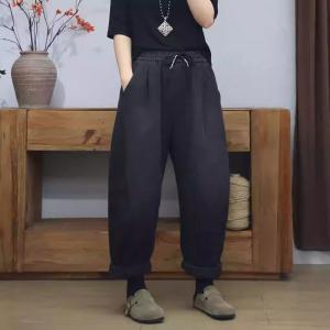 Winter Fleeced Lined Black High Rise Jeans