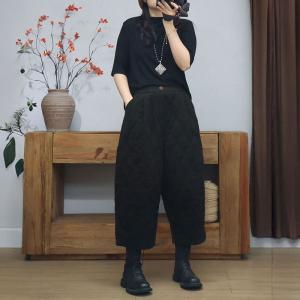 Neutral Colors Vintage Corduroy Wide Leg Pants