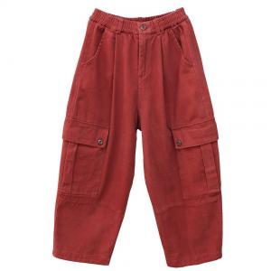 Multi-Pockets Versatile High Rise Fleeced Cargo Pants