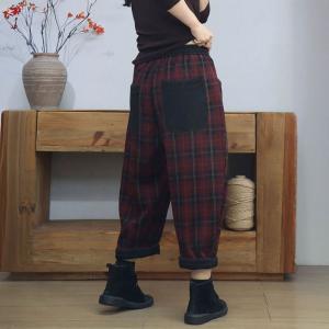 Front Zip Hooded Jacket with Classic Fleeced Gingham Pants