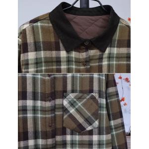Quilted Polo Neck Green Tartan Shacket