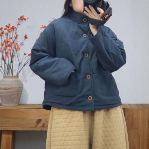 Small Plaids Designer Reversible Short Jacket