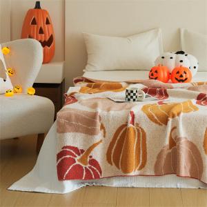 Cute Pumpkin Home Soft Blanket