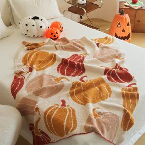 Cute Pumpkin Home Soft Blanket