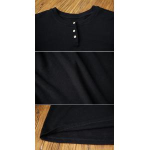 Long Sleeves Black Cozy Henley T-shirt