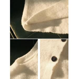 Crew Neck Single-Breasted Woolen Waistcoat