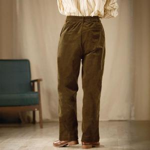 Straight Leg Winter High Rise Corduroy Pants