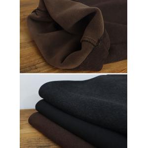 Winter Casual Wool Tweed Fleeced Ankle Pants