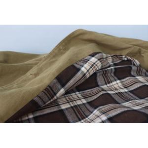 Tartan Lined Cotton Short Polo Barn Jacket