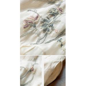 Breathable Embroidery Empire Waist Loose Hawaiian Dress