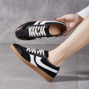 90s Fashion Leather Sporty Sneaker for Women