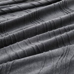Large Size Bat Sleeves Cotton Asymmetrical Pleated Tunic