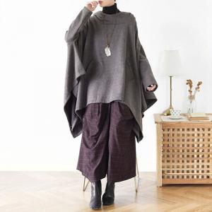 Street Style Asymmetrical Designer Hooded Cape