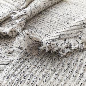 Wool Blend Oversized Fringed Long Coatigan