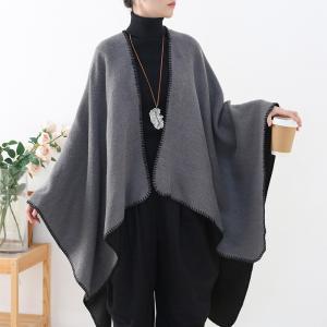 Modern Chic Designer Oversized Cloak Cardigan