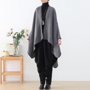 Modern Chic Designer Oversized Cloak Cardigan