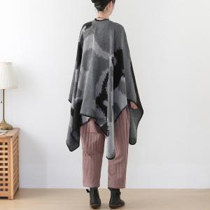 Modern Chic Designer Oversized Cloak Cardigan