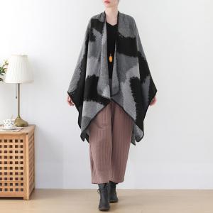 Modern Chic Designer Oversized Cloak Cardigan