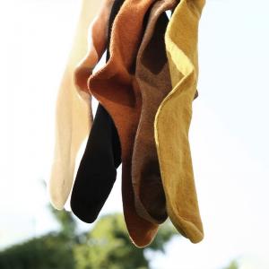 Solid Color Long-Staple Cotton Middle Tube Socks