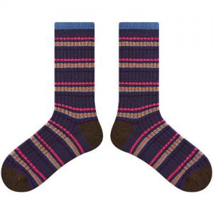 Polka Dot or Striped Lovely Warm Calf Length Socks