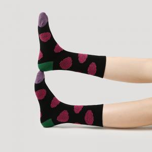 Polka Dot or Striped Lovely Warm Calf Length Socks