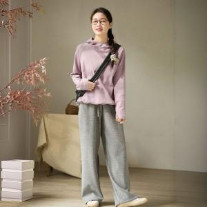 Oversized Long-Staple Cotton Plain Hoodie