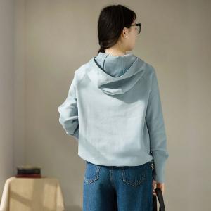 Oversized Long-Staple Cotton Plain Hoodie