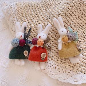 Mori Kei Cute Handmade Bunny Brooch Pin for Girl