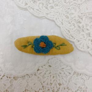 Cottagecore Style Handcrafted Crochet Flowers Hair Clips