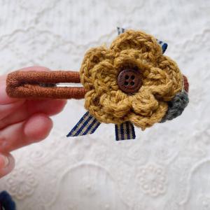 DIY Hand Crochet Flowers Hair Barrettes for Her