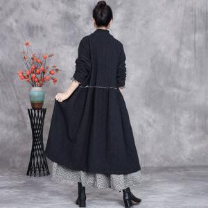 Fringed Edges Linen Loose Casual Cardigan