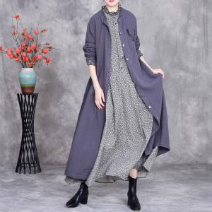 Loose High Waist Cotton Linen Long Shacket