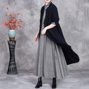 Loose High Waist Cotton Linen Long Shacket