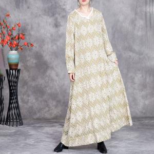 Puff Sleeve Crochet Embroidered Boho Dress