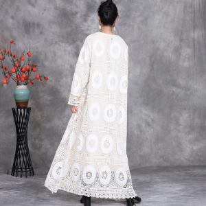 Hollow Out Embroidery Elegant Wedding Guest Dress