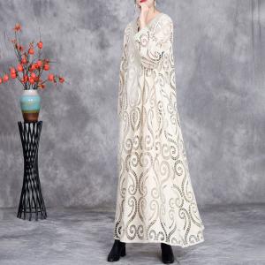 Sweetheart Neck Crochet Elegant Designer Party Dress