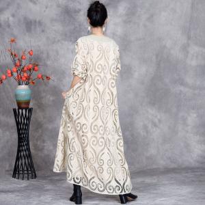 Sweetheart Neck Crochet Elegant Designer Party Dress